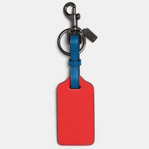 Coach Luggage Tag In Colorblock